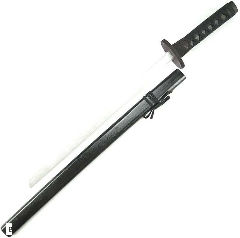 rinda 模造刀 もぞうとう かたな 2サイズ 100cm 72cm コスプレ 日本刀 木剣 剣木製 おもちゃ B(3)
