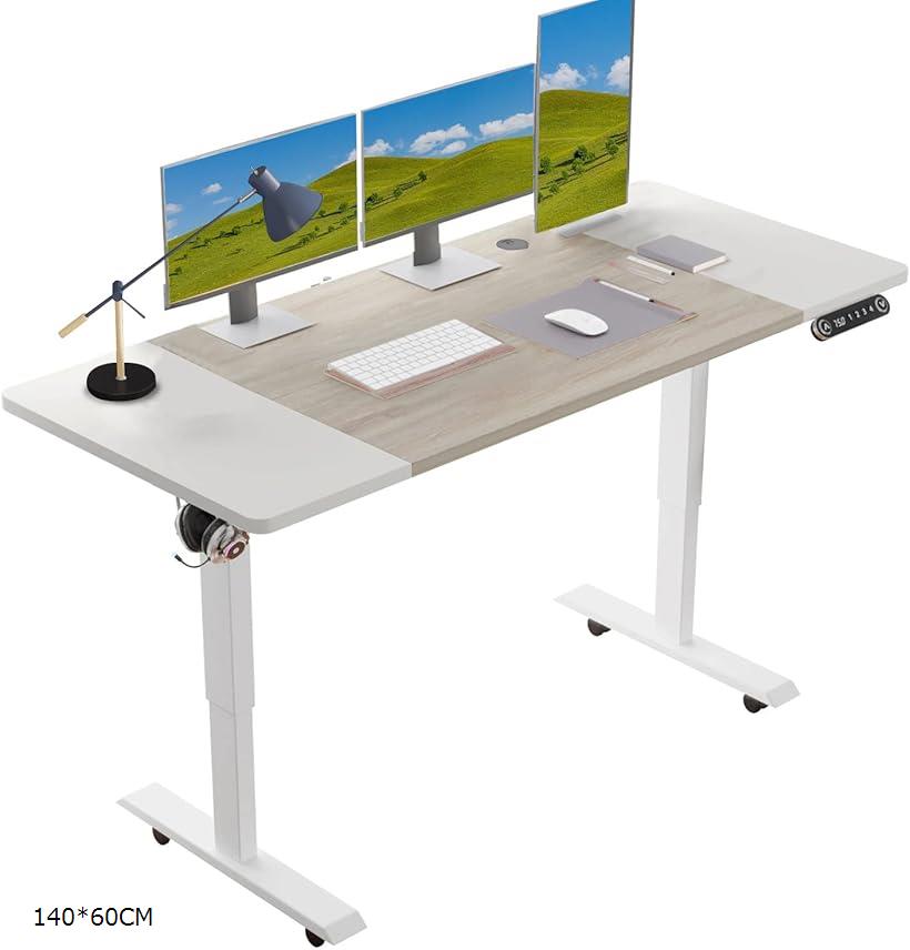 ゲーミングデスク 140x60cm 昇降式