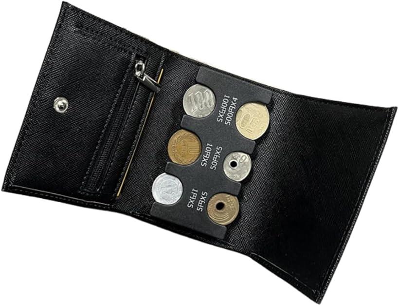 コインホルダー 財布 一体型 小銭入れ 硬貨 お札 カード 収納 メンズ
