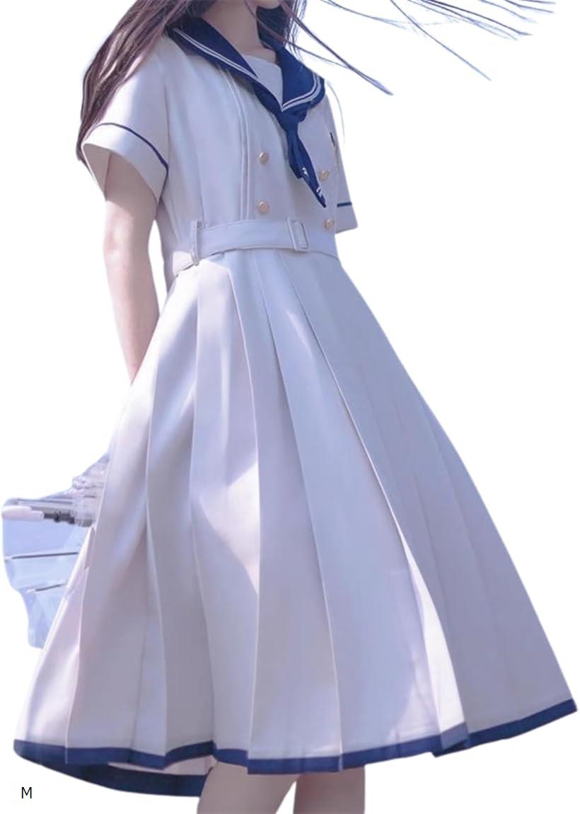 セーラー ワンピース 半袖 コスプレ ハロウィン 大人 レディース L S XL 2XL M