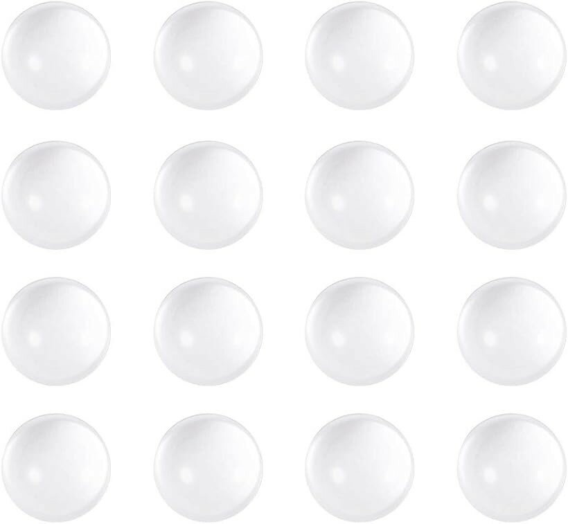 PandaHall 約10mm 約200個セット 半円 クリア ガラス ガラスドーム ビーズ クリスタル 拡大レンズ効果 DIY ジュエリー用