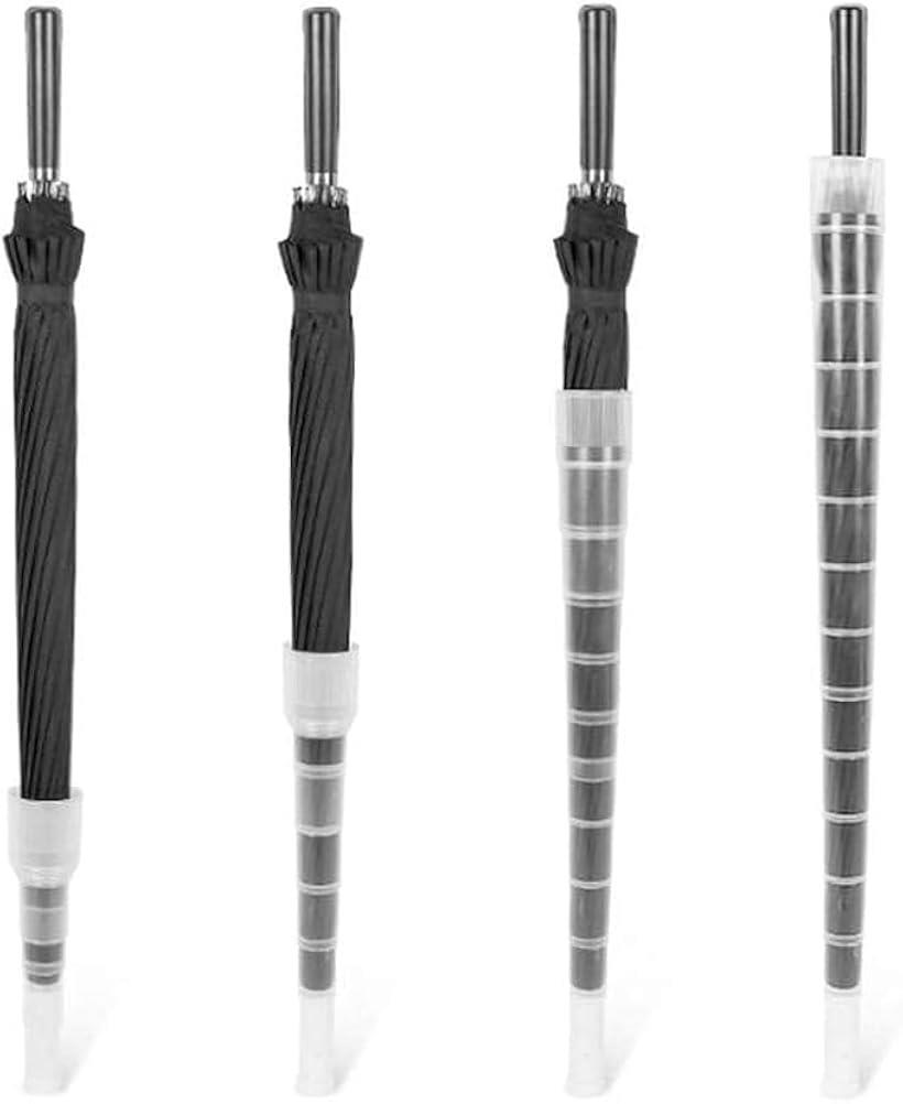 「コンパクト設計」折り畳み可能で持ち運びに便利。車内や玄関に置いても場所を取らず、必要な時にすぐに使えるので、雨の日のストレスを軽減します。「抗菌素材」抗菌加工が施されたPVC素材を使用しているため、使用後の傘を収納しても清潔を保ちます。こ...