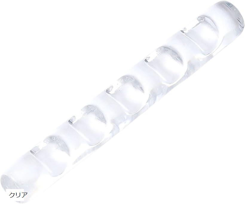 ネイルアートペンホルダー ジェルネイル 筆置き ブラシスタンド 5 グリッド シンプル 軽量 安定 クリア