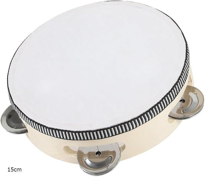 【楽天ランキング1位入賞】タンバリン 楽器 打楽器 ダンス バレエ 木製 コンパクト 軽量 お手軽タンバリン 直径25cm 20cm 25cm 15cm