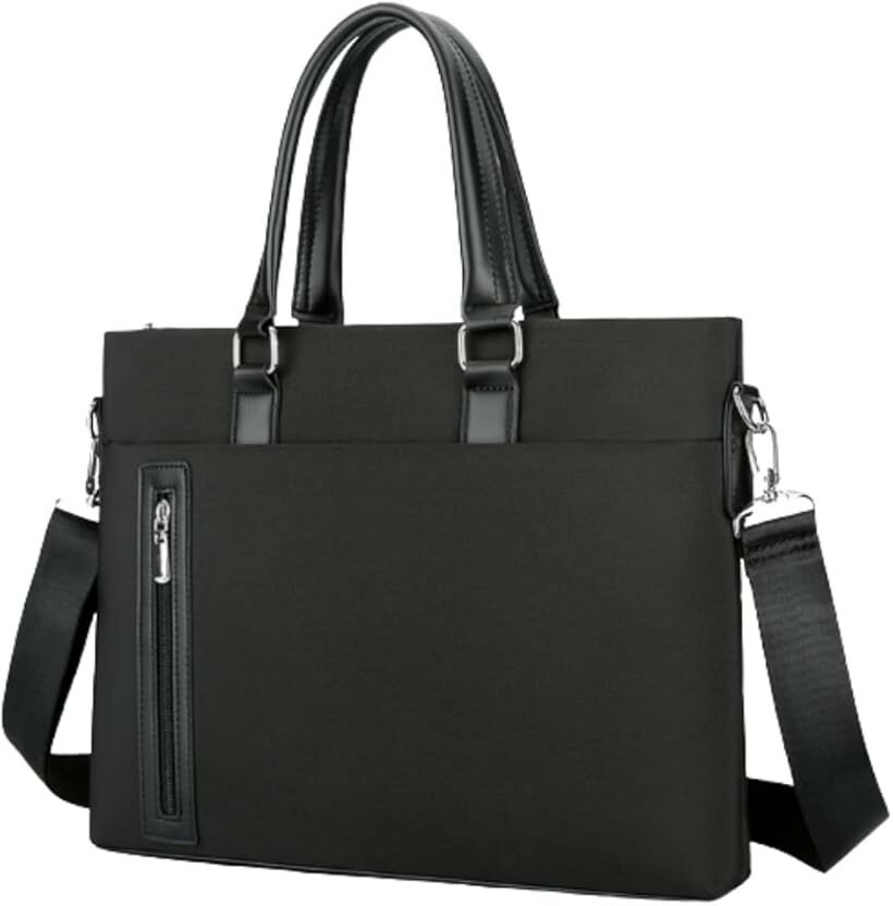 Attache Case - ビジネスバッグ メンズ 2way 大容量 トートバッグ リクルートバッグ カバン 撥水 自立 PC収納 出張 軽量 就活バッグ