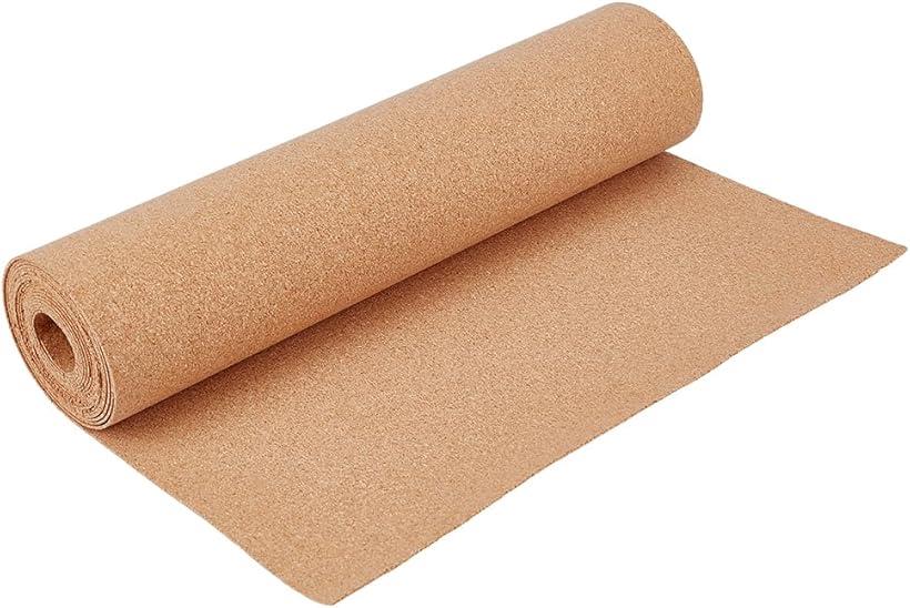コルクロール コルクシート 粘着なし コルクペーパー 断熱性 DIYの掲示板 椅子マット 壁の装飾 絵のデ..
