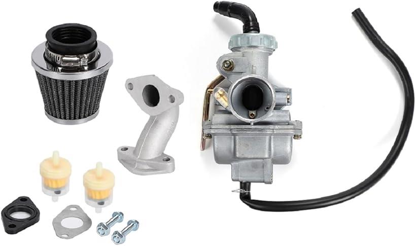 互換品キャブレター 互換 セット 汎用 小型 バイク ホンダ モンキー ゴリラ カブ エイプ DAX シャリー マグナ XR50 ソロ 対応 交換 修理 補修 パーツ マニホールド