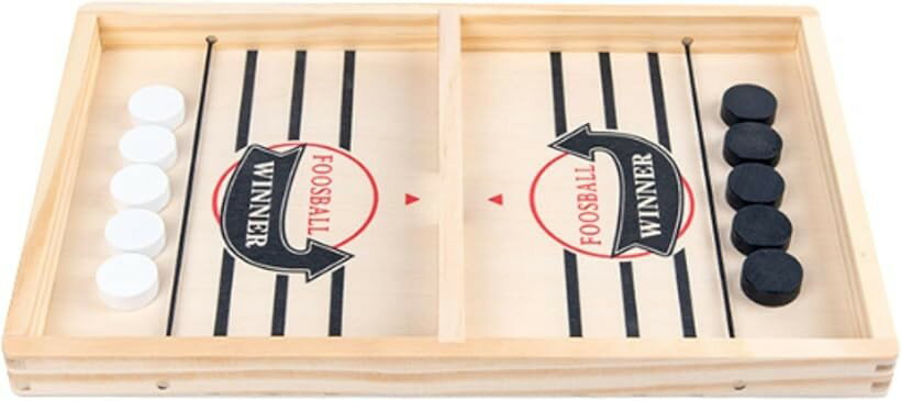 テーブルゲーム スリングホッケー ボードゲーム 卓上 室内 家族 木製
