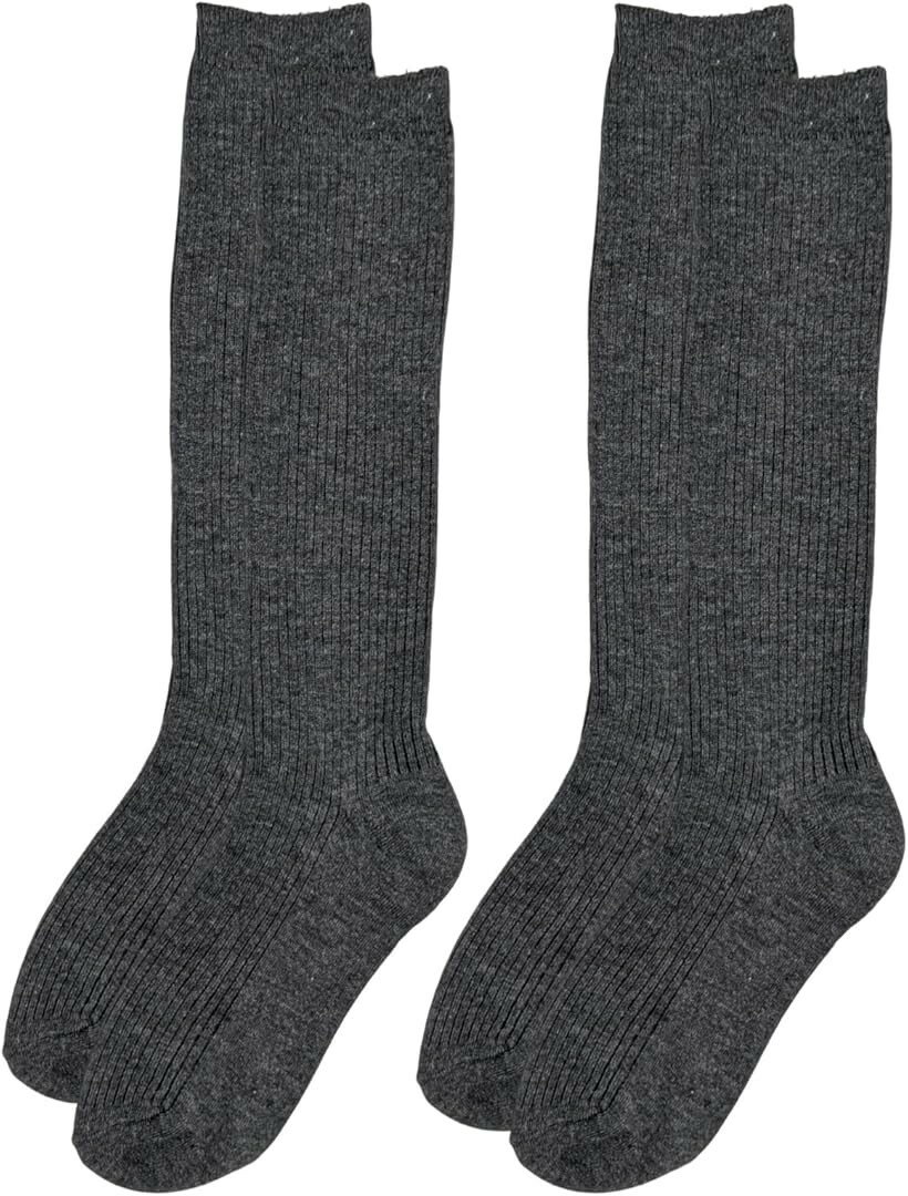 上品で落ち着いた印象のグレーカラーが魅力のレディースハイソックス2足セットです。グレーのレディースハイソックスは程よいフィット感でズレにくく快適な履き心地をキープ。履き口も締め付けすぎない仕様になっており、長時間の着用でも履き心地抜群です。...