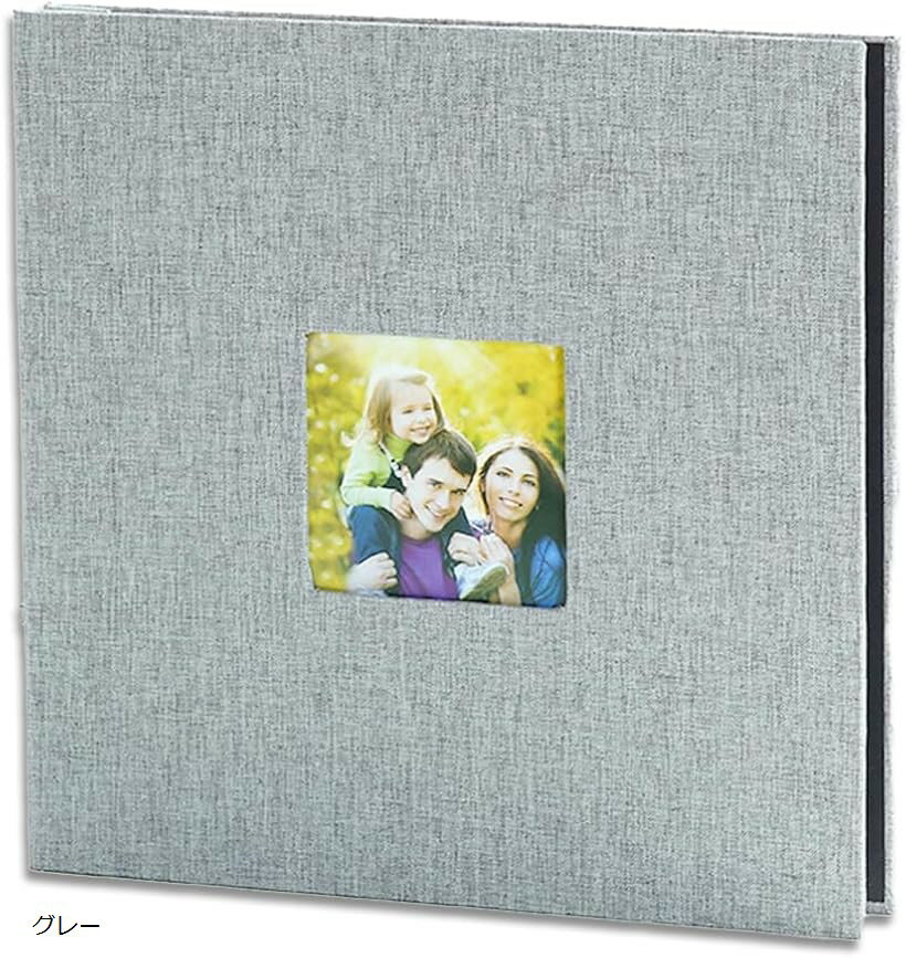 フォトアルバム ベビーアルバム 大容量 40ページ 360枚収納 L判 KG判 2L判対応 かわいい ピンク ブルー..