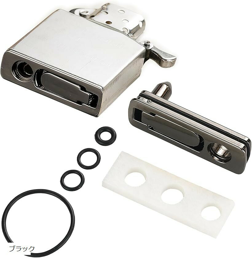オイル揮発防止メタルパッド 通常品の3倍揮発を防止 インサイドユニット zippo ジッポライター ジッポオイル オイルライター 交換 部品 メンテナンス オイル漏れ防止 ゴールド シルバー ブロンズ ブラック