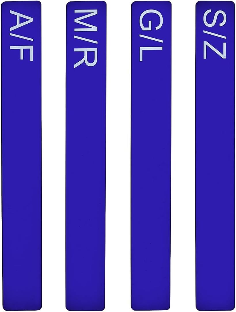 4本 レコード仕切り アクリル A-Z 文字仕切り ビニールレコード仕切り 本の仕切り レコードディバイダー CD分類カード アルバム・CD・DVDメディア・本棚収納用