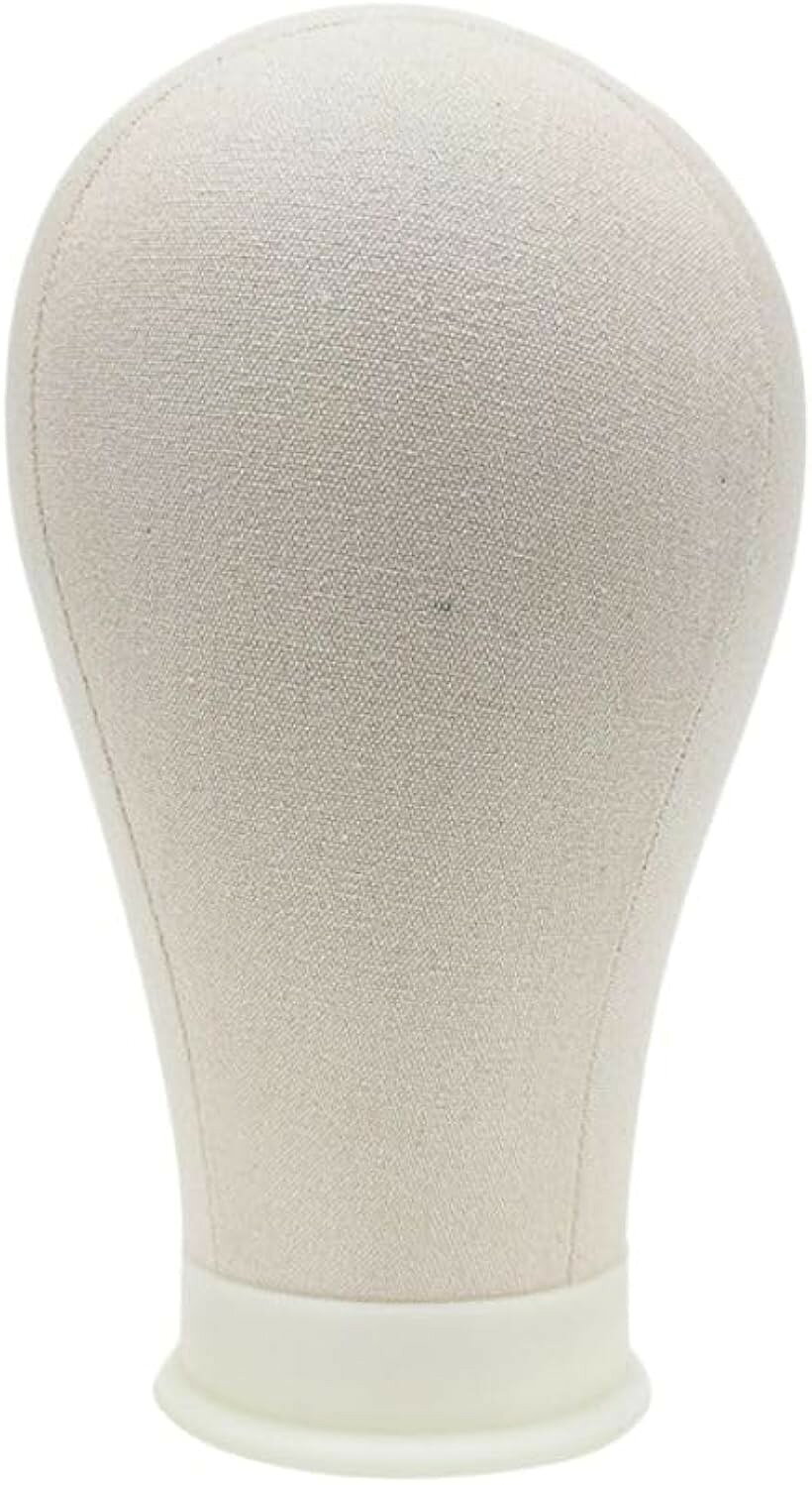 マネキンヘッド 顔なし ヘッドトルソー キャンバスヘッド マチ針可 ディスプレイ ショップ展示 帽子 ウィッグ カツラ