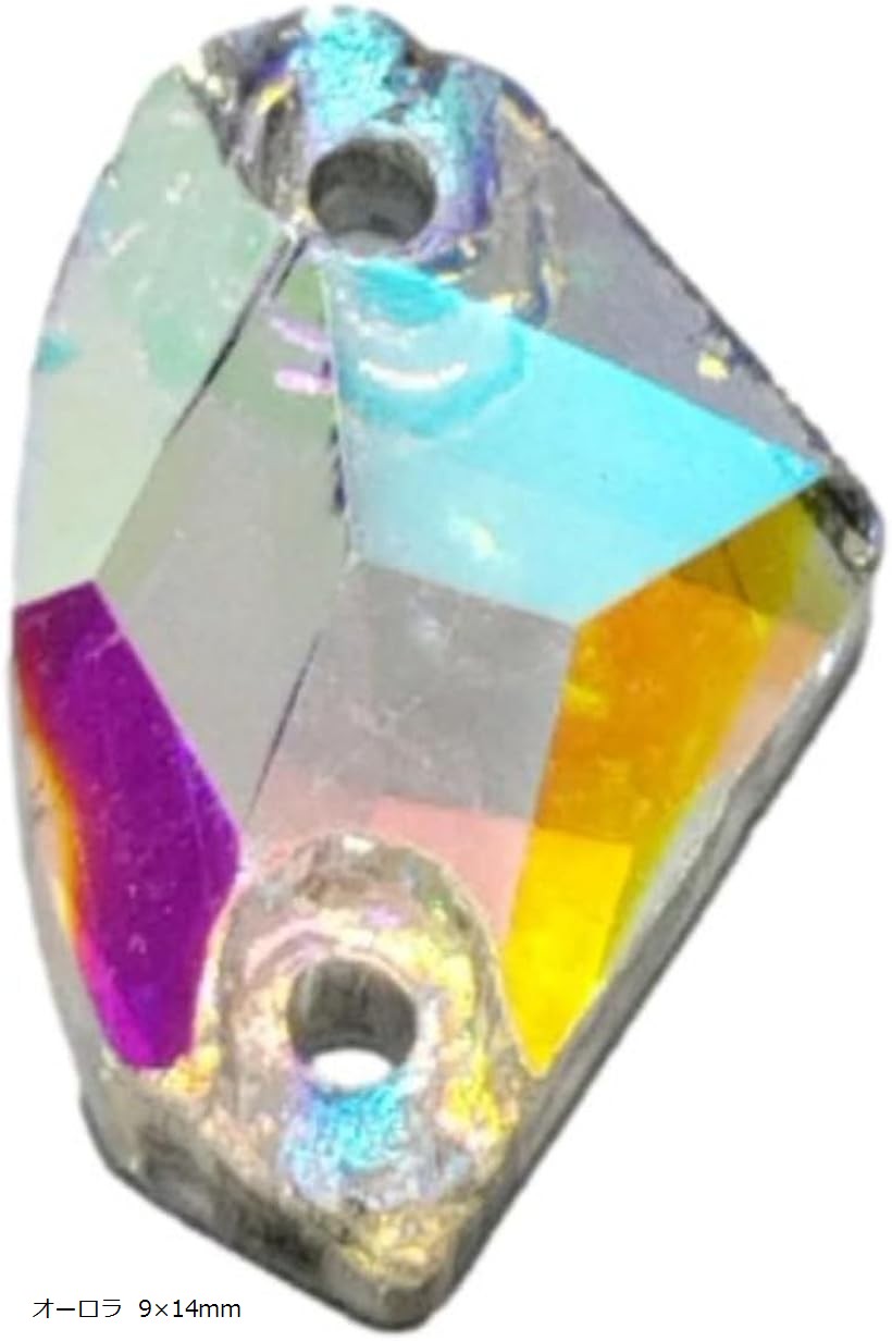 ギャラクシー 型 ガラス ビジュー 装飾 手芸 オーロラ パーツ ライン ストーン クリスタル 衣装 DIY オ..