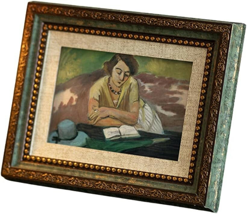 フォトフレーム アンティーク おしゃれ ゴールド 写真立て 額縁 ヴィンテージ 縦横 壁掛け 卓上