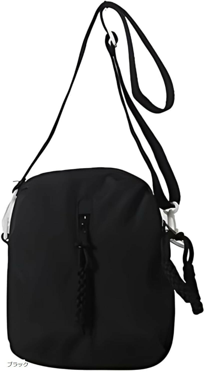 痛バッグ ショルダー ぬいぐるみ 持ち運び ぬいポーチ 推し活 ブラック