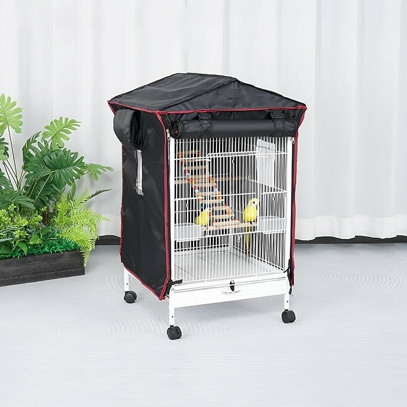 鳥かごカバー マルチカバー ケージカバー 遮光 防寒 防音 洗濯可
