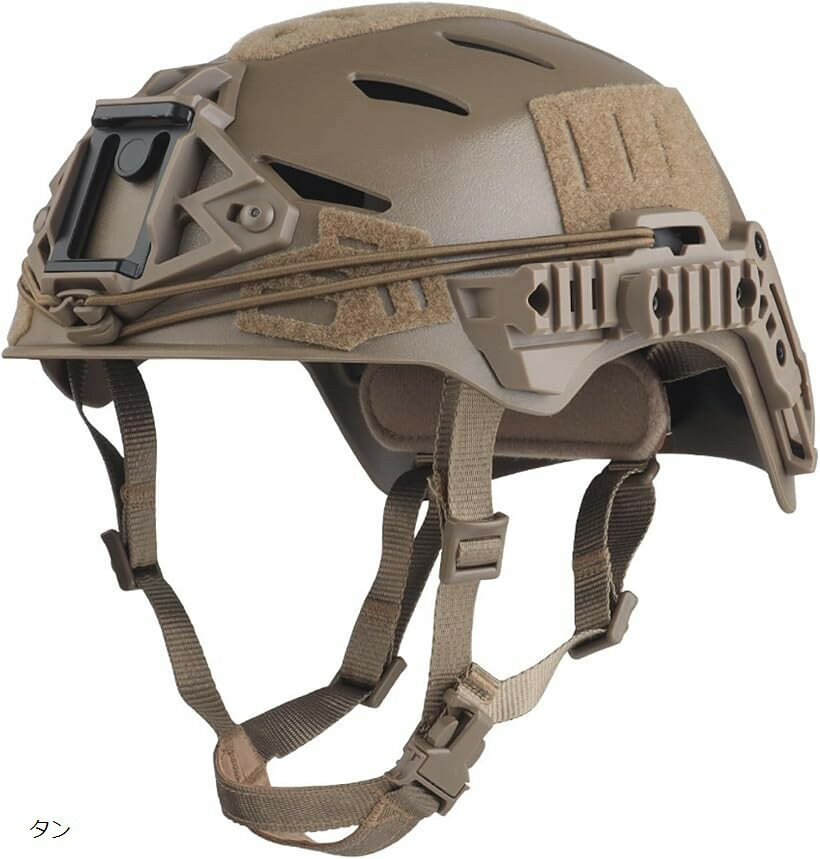 WENDYタイプ タクティカルヘルメット 軽量化エディション 通気性 サバゲー 装備 アクセサリ取付対応 ブラック オリーブドラブ タン