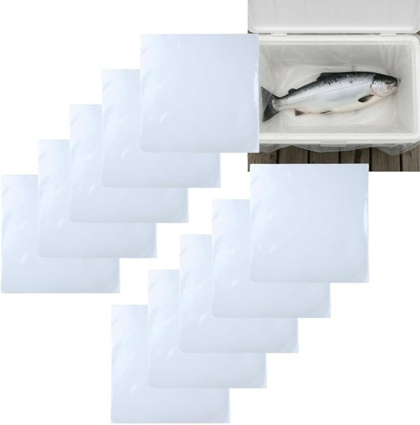 クーラーボックスガード 10枚入り ビニール袋 厚手 釣り用品 防水 防臭 30L