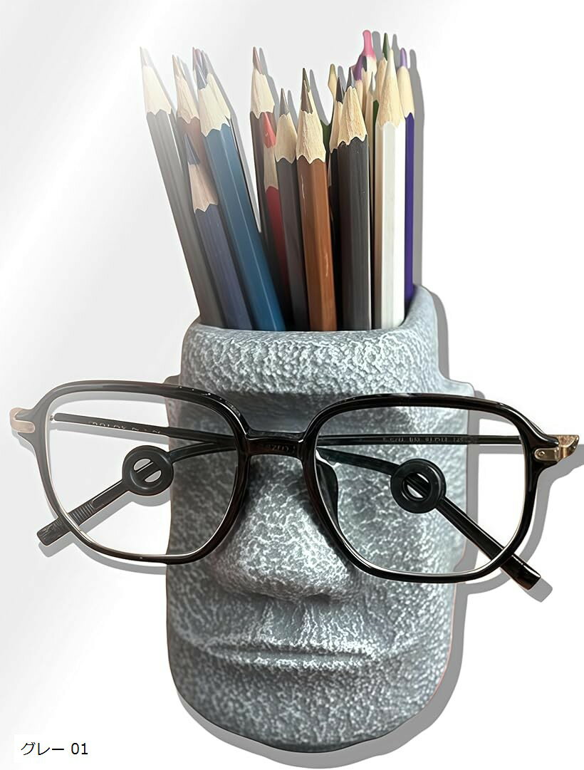 お値下げ　BVLGARI　ブルガリ　文具　ペン立て　眼鏡立て 小売業者 再値下げ BVLGARI 文具 ペン立て 眼鏡立て 楽天市場】モアイ