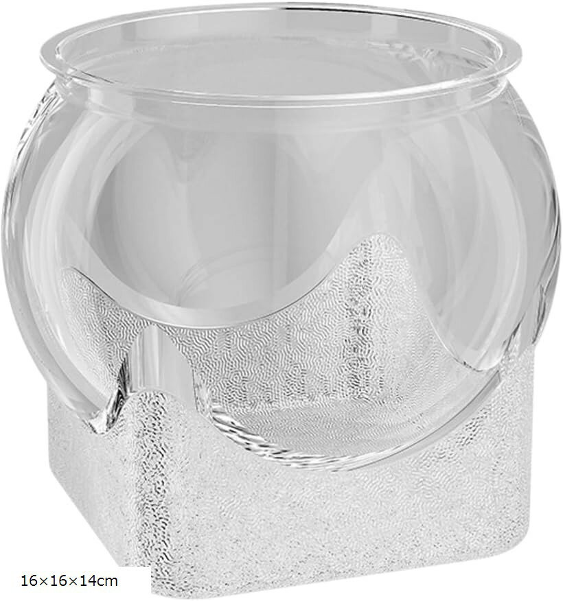 金魚鉢 水槽 アクアリウム プラスチック 卓上 小型 メダカ 22.3x22.3x19.5cm 27.2x27.2x23.5cm 30.9x30..