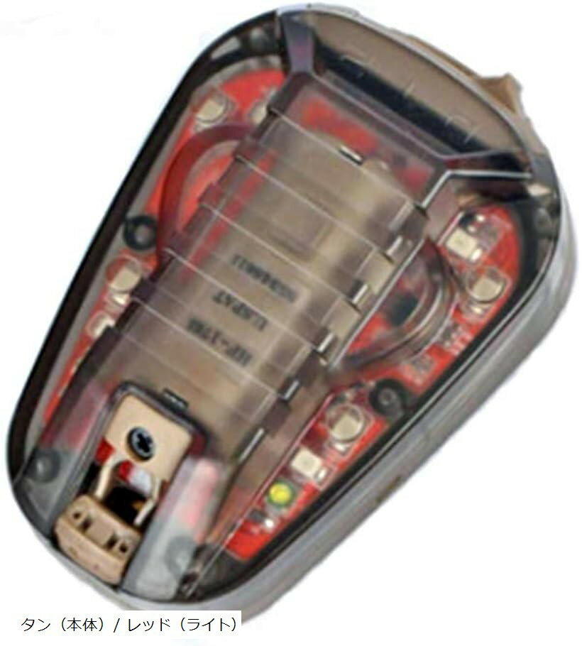 サバゲーヘルメットライト HEL-STAR6 GEN3 シグナルライト IR機能 LED ミリタリー ブラック 本体/ グリ..