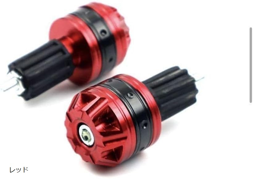 CNC アルミ オートバイ ハンドル バーエンド キャップ スライダー 対応 ユニバーサル ブルー ブラック ゴールド レッド