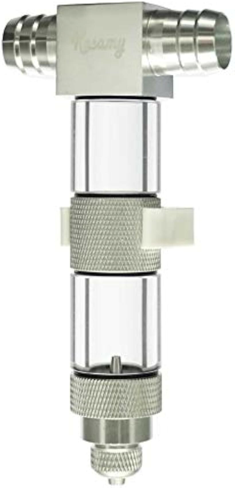 水槽用 CO2 拡散器 インライン型 ディフューザー 外部 強制添加 16/22 ホース用 (16/22)