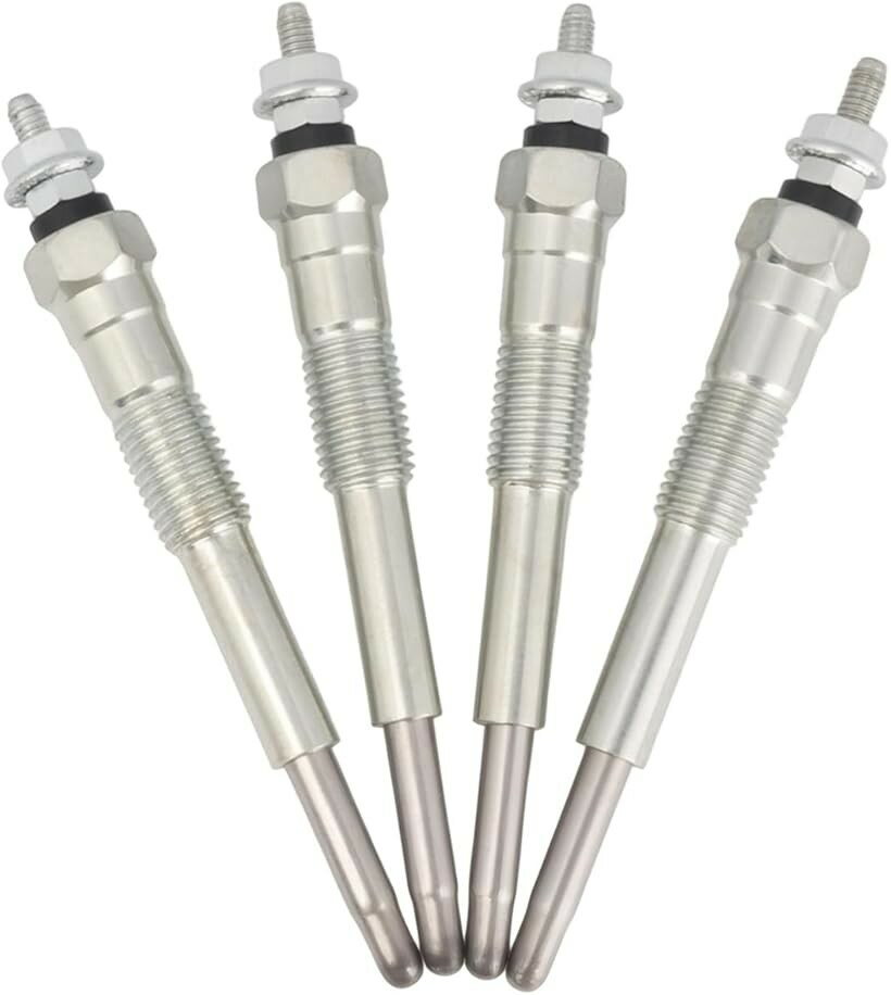 互換品 トヨタ 用 グロープラグ 4本 ハイエース 100系 KZH120G KZH126G KZH132V KZH138V 1KZ 3000cc ディーゼル 19850-67020 19850-67030 等 社外品