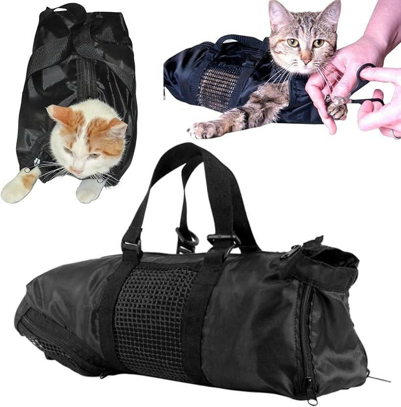 猫 爪切り ねこ グルーミング トリミング 暴れる 対策 嫌がる バッグ 安全 家庭ケア 扱いやすい ペットケア