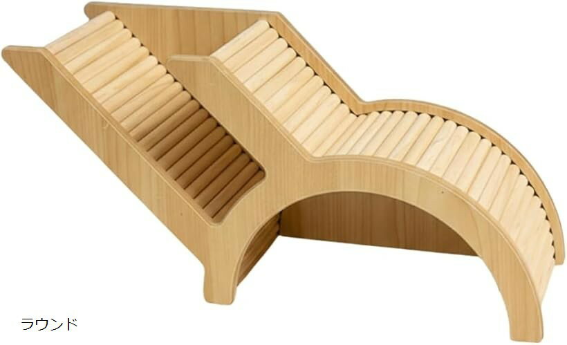 ハムスター トンネル おもちゃ はしご 隠れ家 ハウス 小動物 巣箱 木製 うねうね スクエア ラウンド