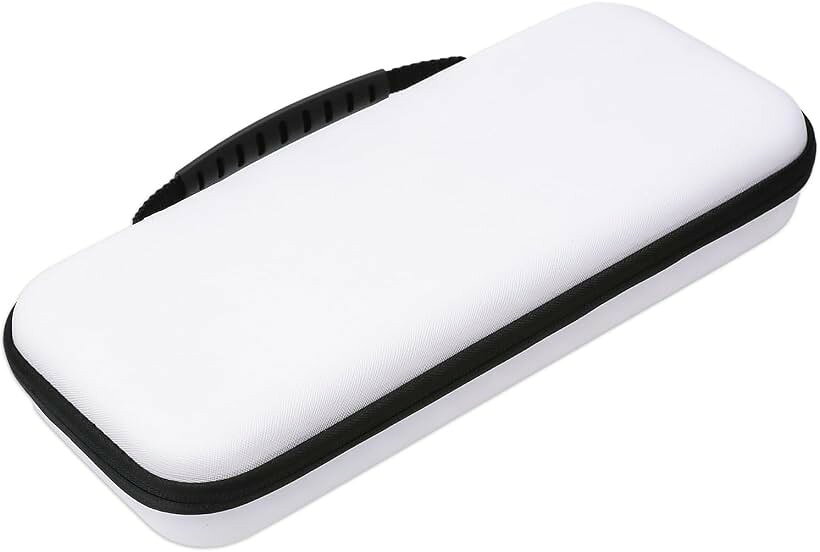 ハードケース＋キーボードルーフHHKB Professional HYBRID/Classic Type-S含む専用 収納ケース フェルト 低臭 (ホワイト, HHKB Professional)