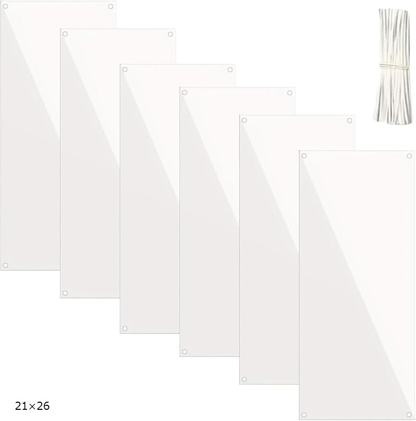 �������ѥͥ� Ʃ��PVC ���ӻ����ɻ� ��ưʪ�� 6�祻�å� ����Х���� 35.6x11.5 21x26