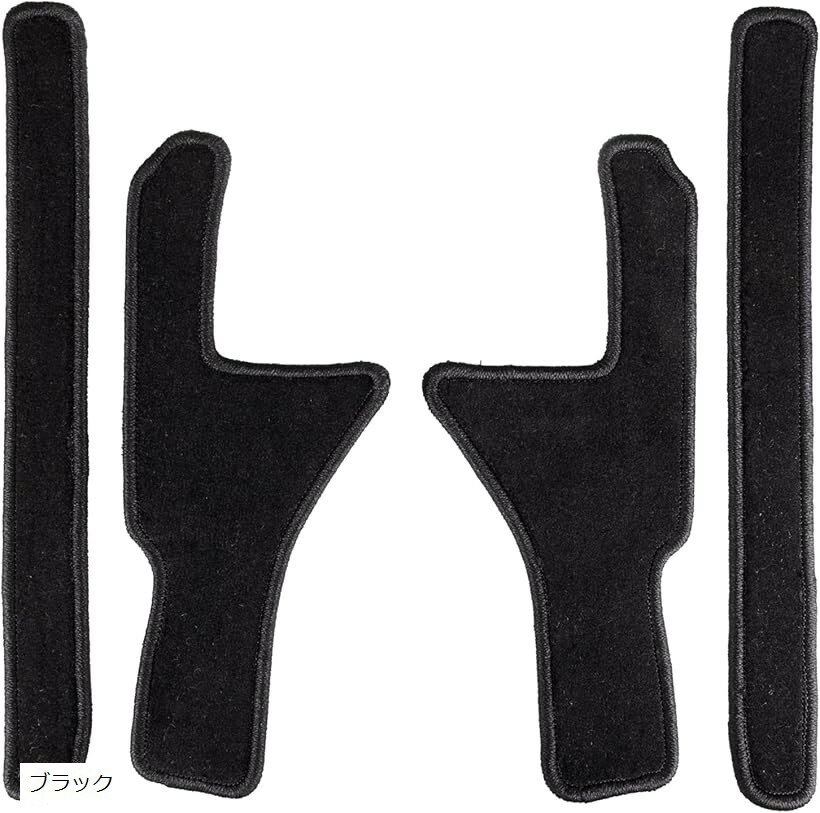 レクサス NX 20系 適合 ドア エントランスマット NX350h NX450+ 傷・汚れ防止 サイド ステップマット ブラック