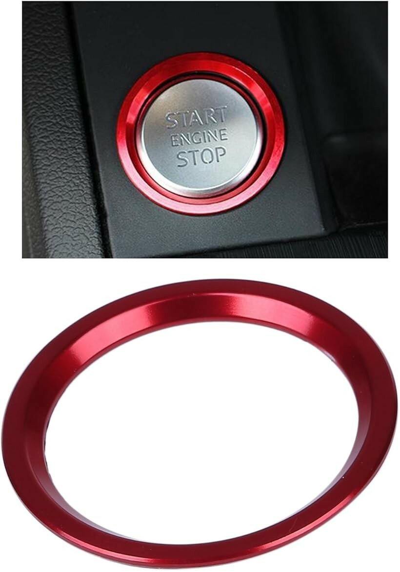 互換品 アウディ audi スタートボタン リング アクセサリー A4 B8 A4L A6L Q5  ...
