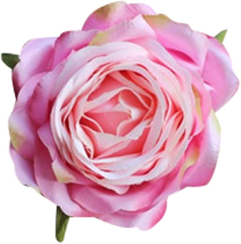 Other - 造花 ばら 花部分 のみ 大輪 DIY 直径 8～10cm 手芸 ハンドメイド 10個 a-9456 10個セット/ピンク (ピンク, 10個セット)