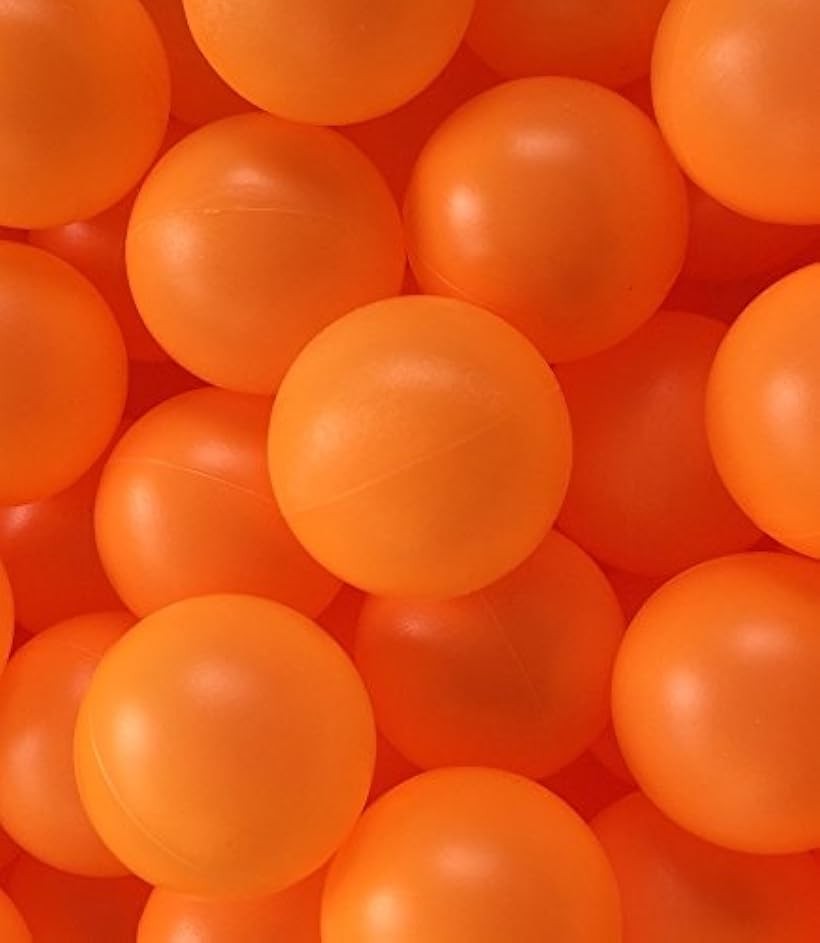 卓球 ボール ピンポン 玉 レジャー 練習 用 無地 ロゴ無し セット オレンジ 25個 (オレンジ, 25個)