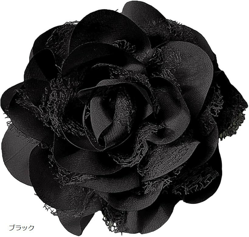 おしゃれ かわいい かっこいい 人気 プレゼント コサージュ 結婚式 卒業式 入学式 面接 冠婚葬祭 七五三 発表会 胸 飾り 卒園式 入園式 レディース アクセサリー 和装 着物 髪飾り パーティー ブラック