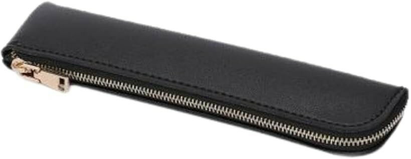 ペンケース スリム シンプル PUレザー製 筆入れ ペンポーチ スリムペンケース スリム＆コンパクト設計 大人 女性くすみカラー 文房具 L字型