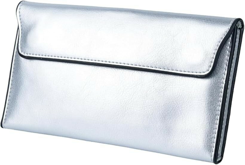 Rakuten - 札束入れ ケース お札だけ入れる財布 お札入れ マグネット 通帳入れ 分離式カードIDホルダー付き 薄型 大容量 シンプル メンズ レディース 牛革