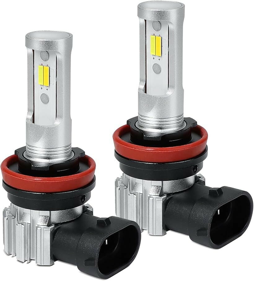 互換品LEDフォグランプ H8/H11/H16対応 2色切替式 ホワイト/イエロー 車検対応 IP68防水 結露防止 無極性設計 信頼性テスト 2個セット