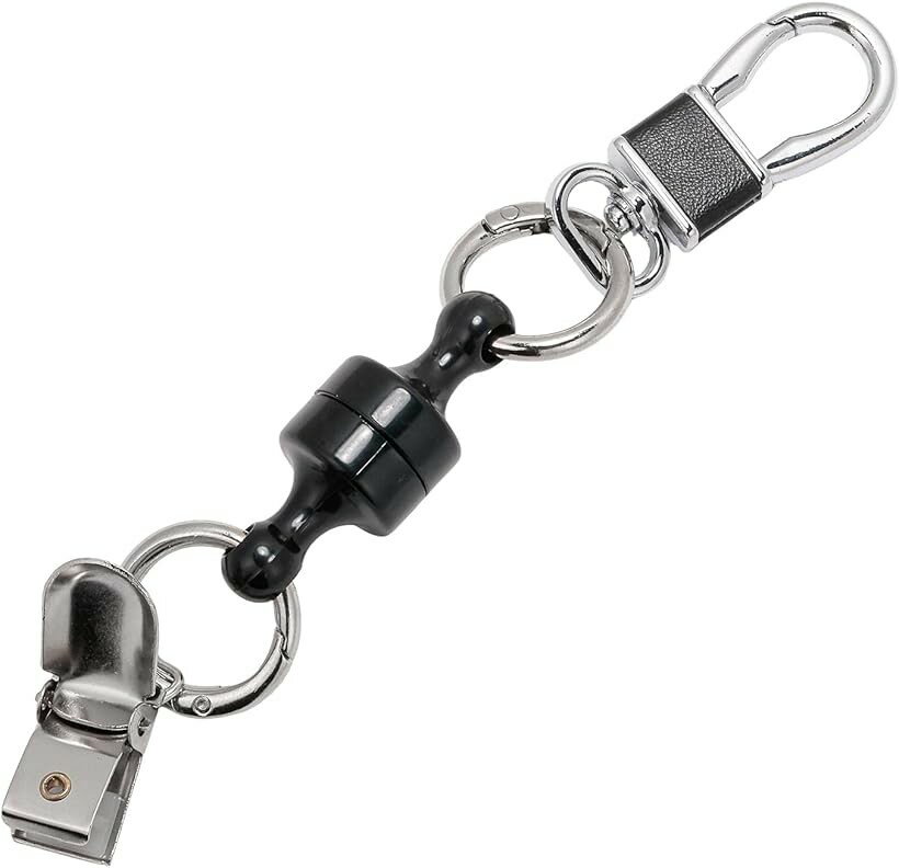 Rakuten - パターカバーホルダー キャッチャー マグネット クリップ 固定型 置き忘れ防止 (ブラック)