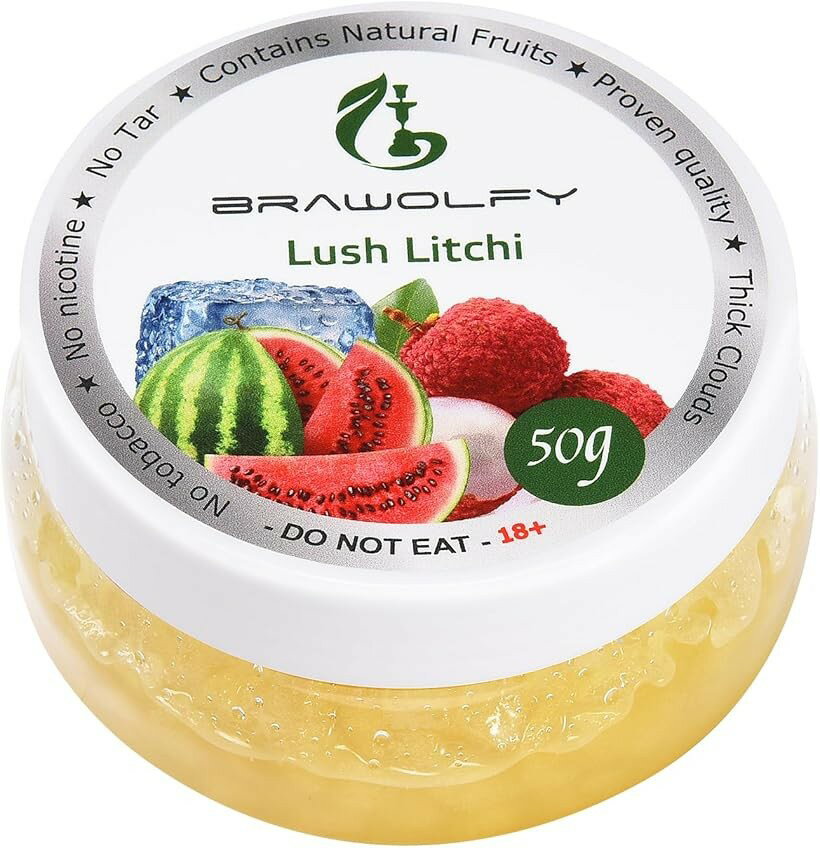 Rakuten - シーシャ フレーバーShisha Friut Hookah Flavors Set 50g of Packs Tobacco ＆ Nicotine Free 水たばこニコチンフリー (Lush Litchi)