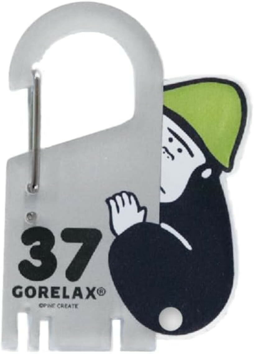 ロッカーキー風カラビナ サウナ ゴリラックス GORELAX キーホルダー おしゃれ オシャレ 日本製 バス用品 お風呂 プレゼント 贈り物 贈答品 GORELAX-KEY-01 (グレー)(4.0)
