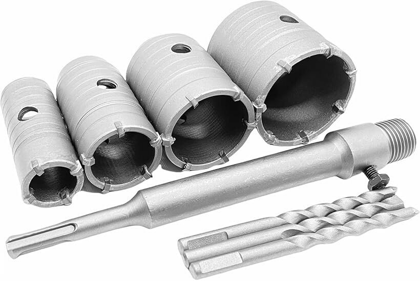 Ķ�� ���󥯥꡼�� �ɥ�� ���å� �ۥ륽�� �ۡ��륽�� ���� sds�ץ饹 (����С�, 4��(30mm 40mm 50mm 60mm)�� �ۡ��륽�����å�))