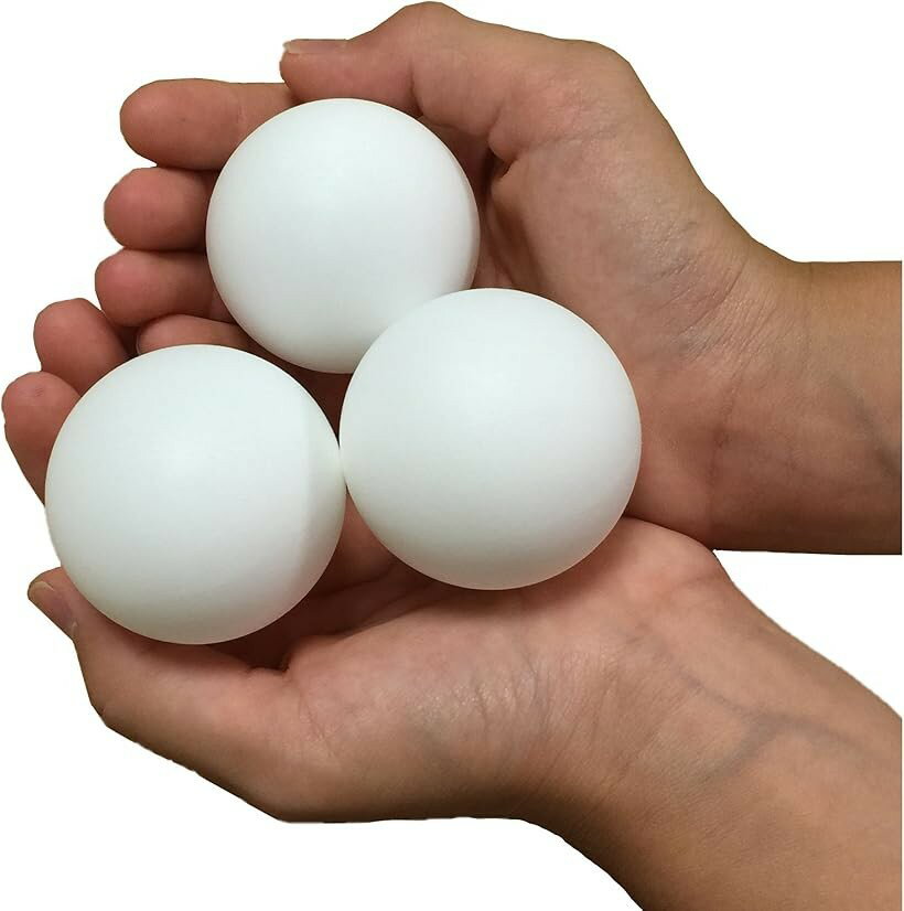 Table Tennis - ピンポン玉 ラージボール 44mm 球 大きい 卓球ボール 無地 白 44mm 50個 (01 「白 44mm 50個」, 44mm)