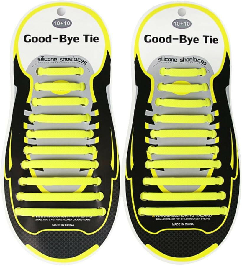 Shoe Lace - 靴ひも 結ばない 靴紐 ゴム 伸縮 ほどけない 簡単取り付け 靴紐が解けてイライラを解消 脱ぎ履きが楽々 子供から高齢者までも対応 ブラック (ブラック)