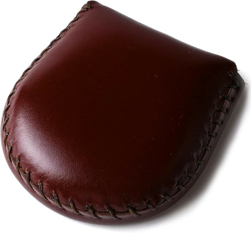 Other - コインケース 小銭入れ 使いやすい 本皮 コンパクト プレゼント (ブラウン, Medium)