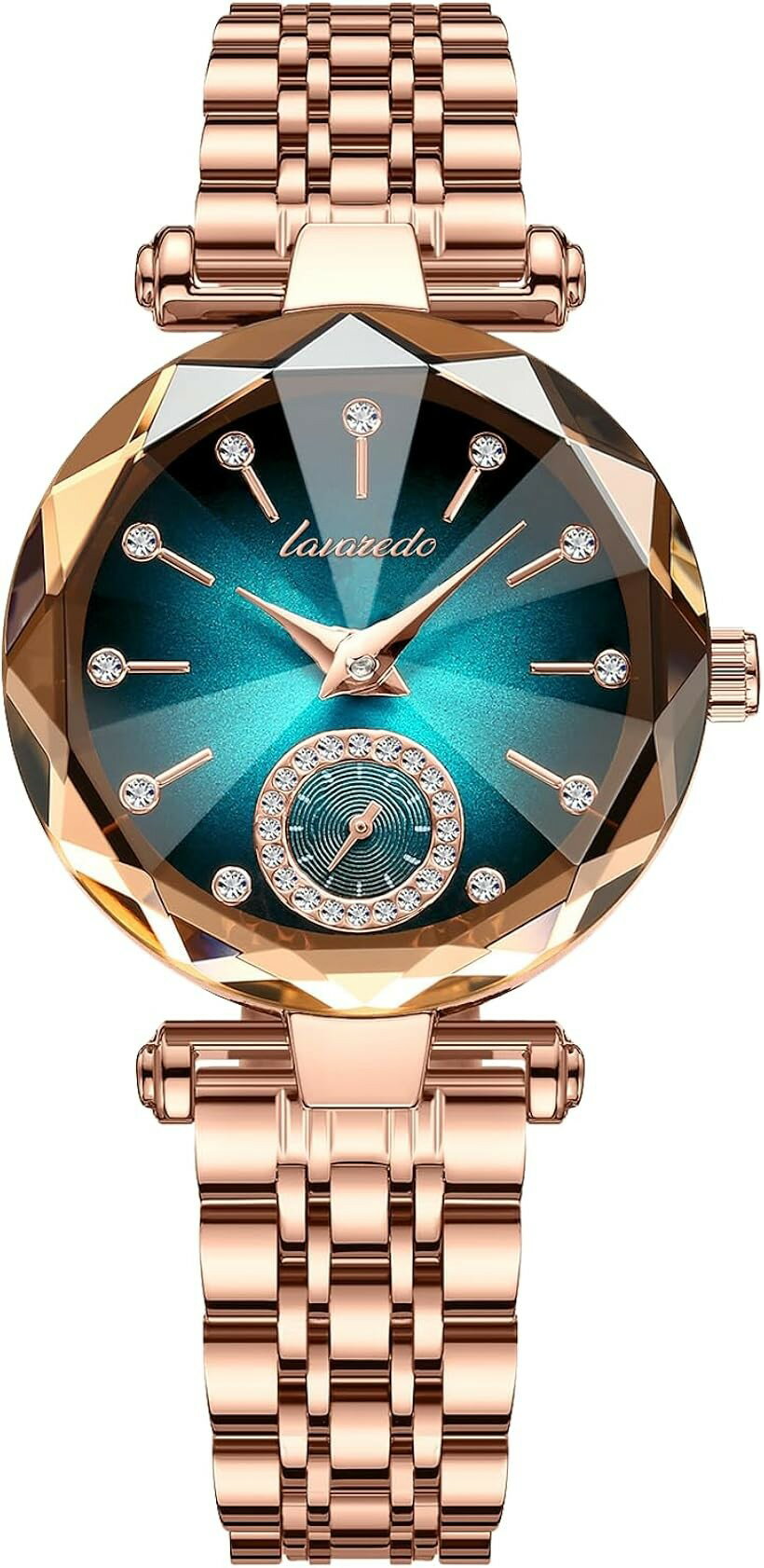 OMEGA - 腕時計 レディース アナログ表示 クオーツ うで時計 レザーベルト 細め おしゃれ 防水腕時計 超薄型 シンプル 女性用 (04-グリーン)