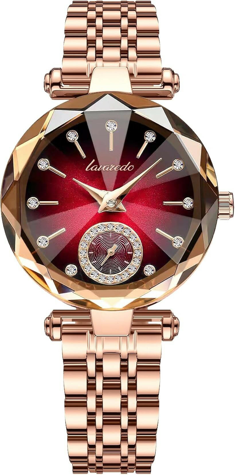CARTIER - 腕時計 レディース アナログ表示 クオーツ うで時計 レザーベルト 細め おしゃれ 防水腕時計 超薄型 シンプル 女性用 (06-レッド)